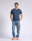 Dark Blue Plain T-Shirt