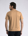 Light Brown Plain T-Shirt