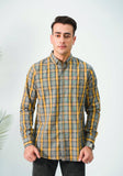 YELLOW BUTTON DOWN SHIRT