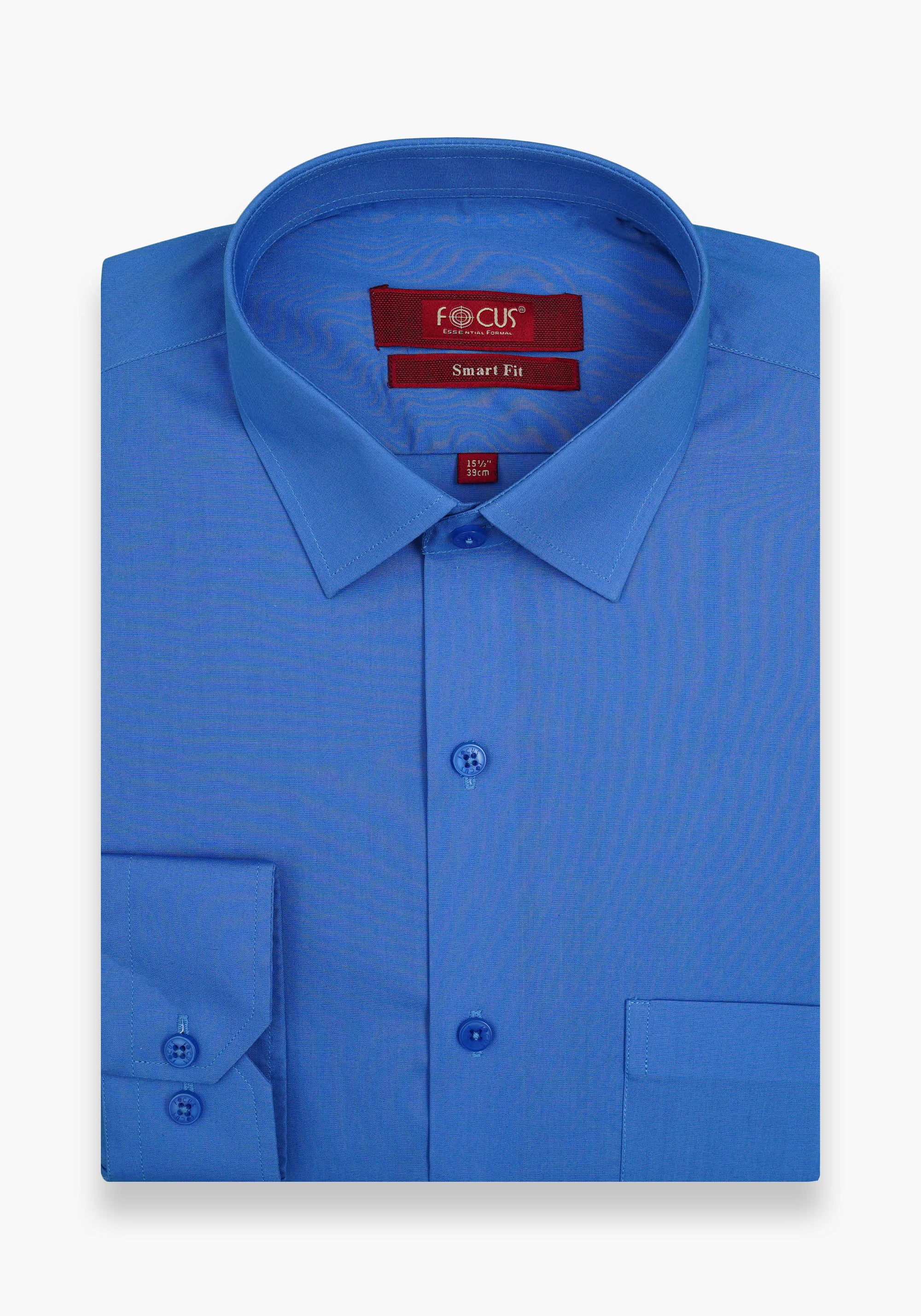 Men Blue Plain Dress Shirt – Focus Clothing Pk Men Blue Plain Dress Shirt – Focus Clothing Pk