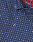 Modern Blue Pattern Shirt