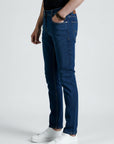 Slim Fit Navy Blue Denim