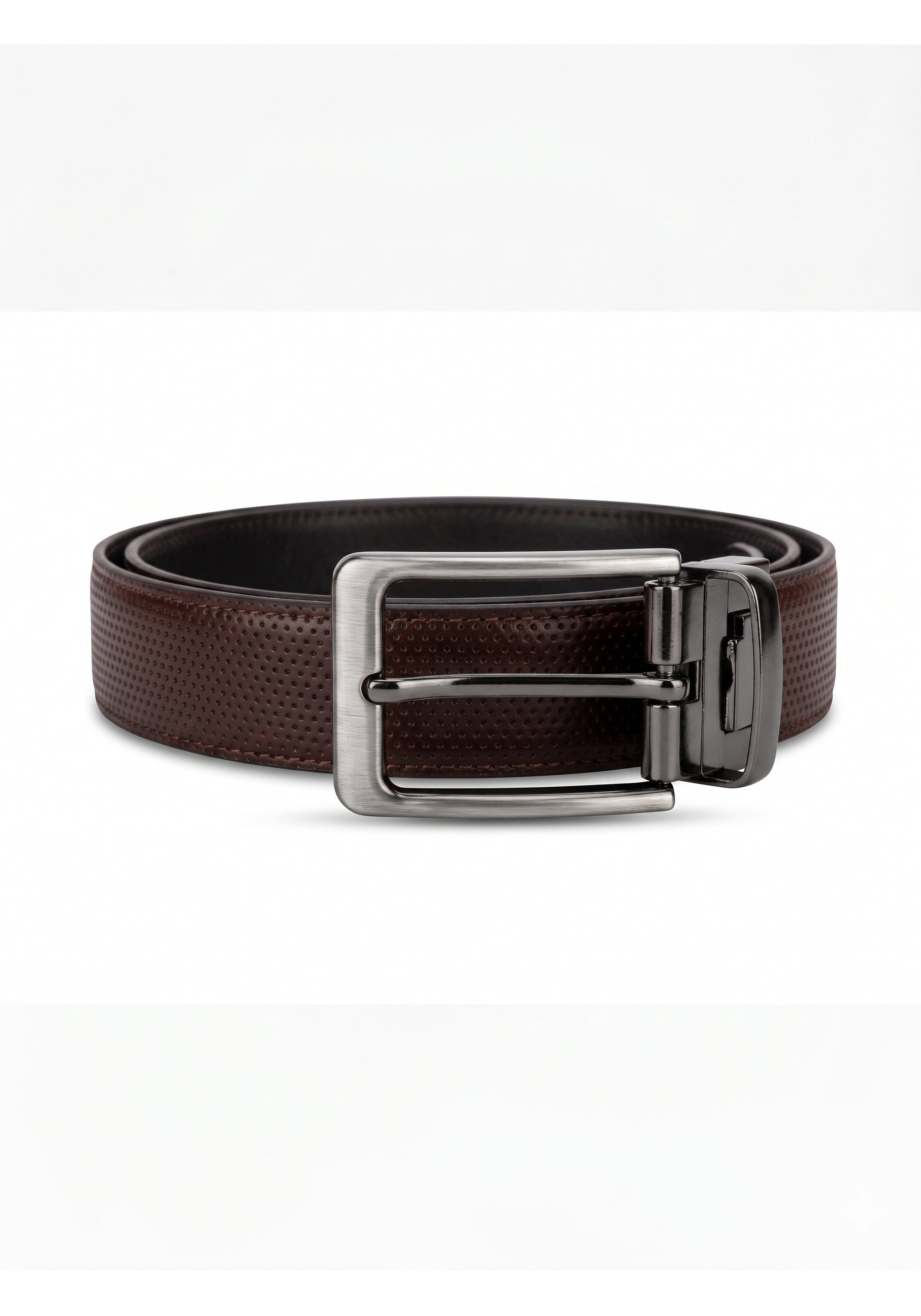 Reversible Doted Black &amp; Brown Belt