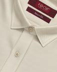 Cream Smart Fit Dress Shirt