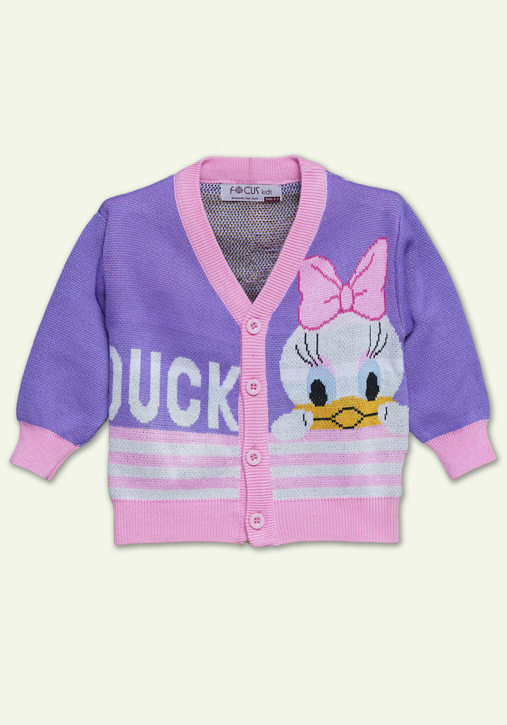 Duck Purple Knitted Sweater