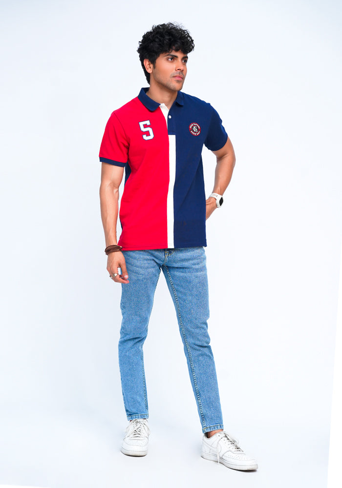 NAVY RED POLO SHIRT