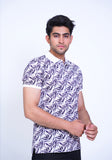 BLACK CONTRAST POLO SHIRT