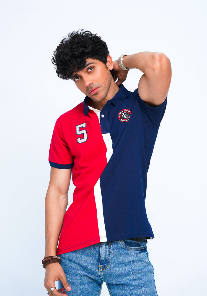 NAVY RED POLO SHIRT