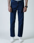 Straight Fit Men Navy Denim
