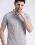 Heather Gray Polo Shirt