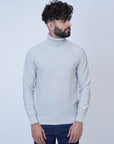 Turtle Neck Light Grey Sweater
