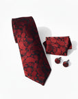 Maroon Micro Fabric Tie Box