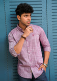 MAUVE BUTTON DOWN SHIRT