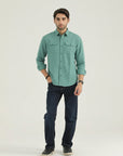 Sea Green Double Pocket Shirt