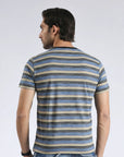 Men’s Multi-Stripe Crew Neck T-Shirt