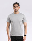 Self Printed Gray T-Shirt
