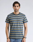 Men’s Multi-Stripe Crew Neck T-Shirt