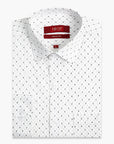 White Print Dress Shirt