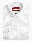 White Print Dress Shirt