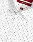White Print Dress Shirt