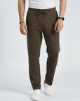 Brown Straight Fir Trouser