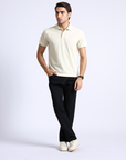 Cream Polo Shirt