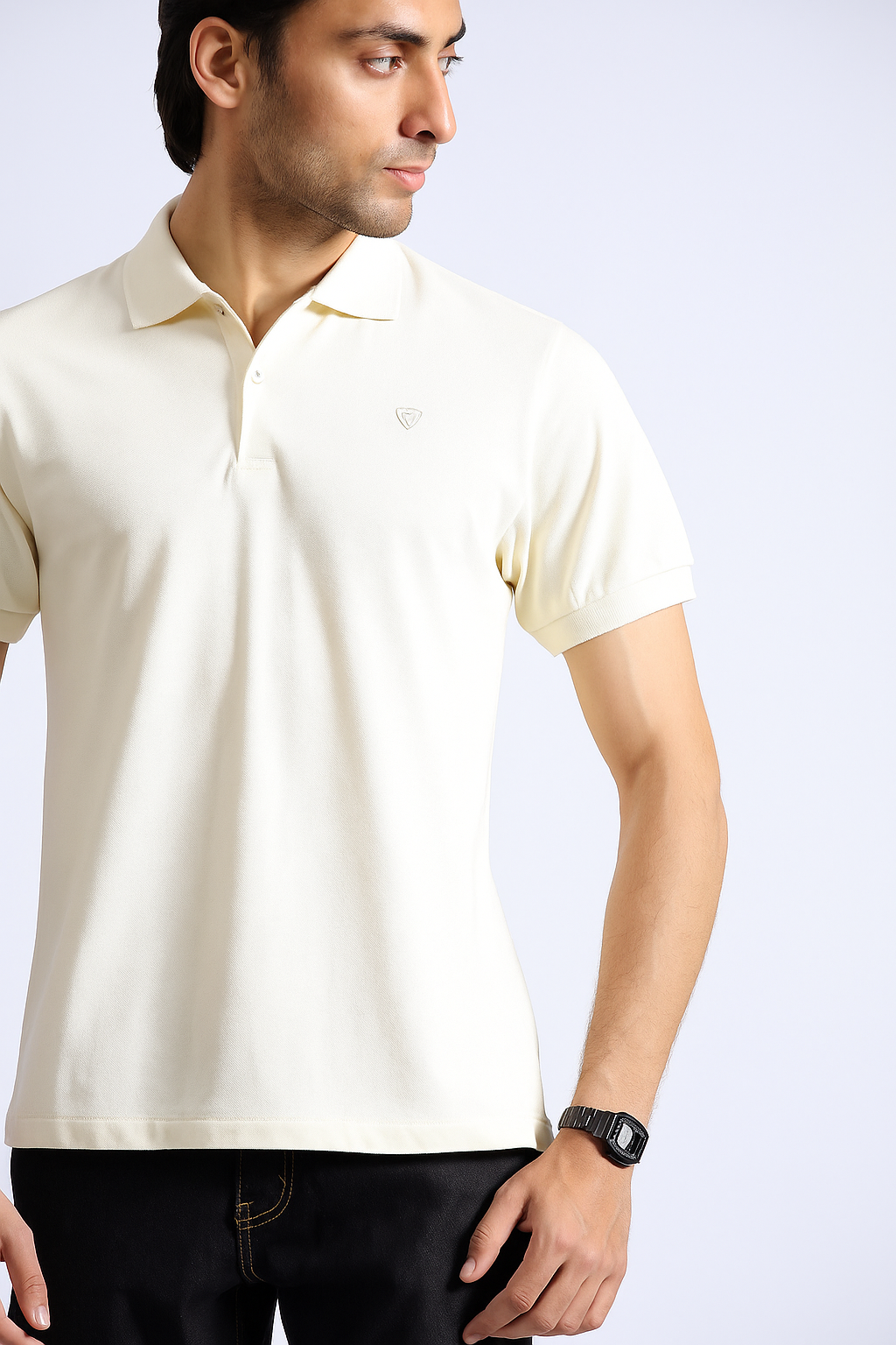 Cream Polo Shirt
