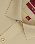 Men Khaki  Plain Dress Shirt
