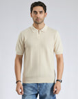 Cream Texture Shirt