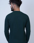 Basic Bottle Dark Green SweatShirt