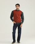 Rust Neck Sweater