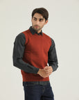 Rust Neck Sweater