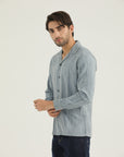 Sky Button-Down Casual Shirt