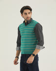 Green Lining Sweater