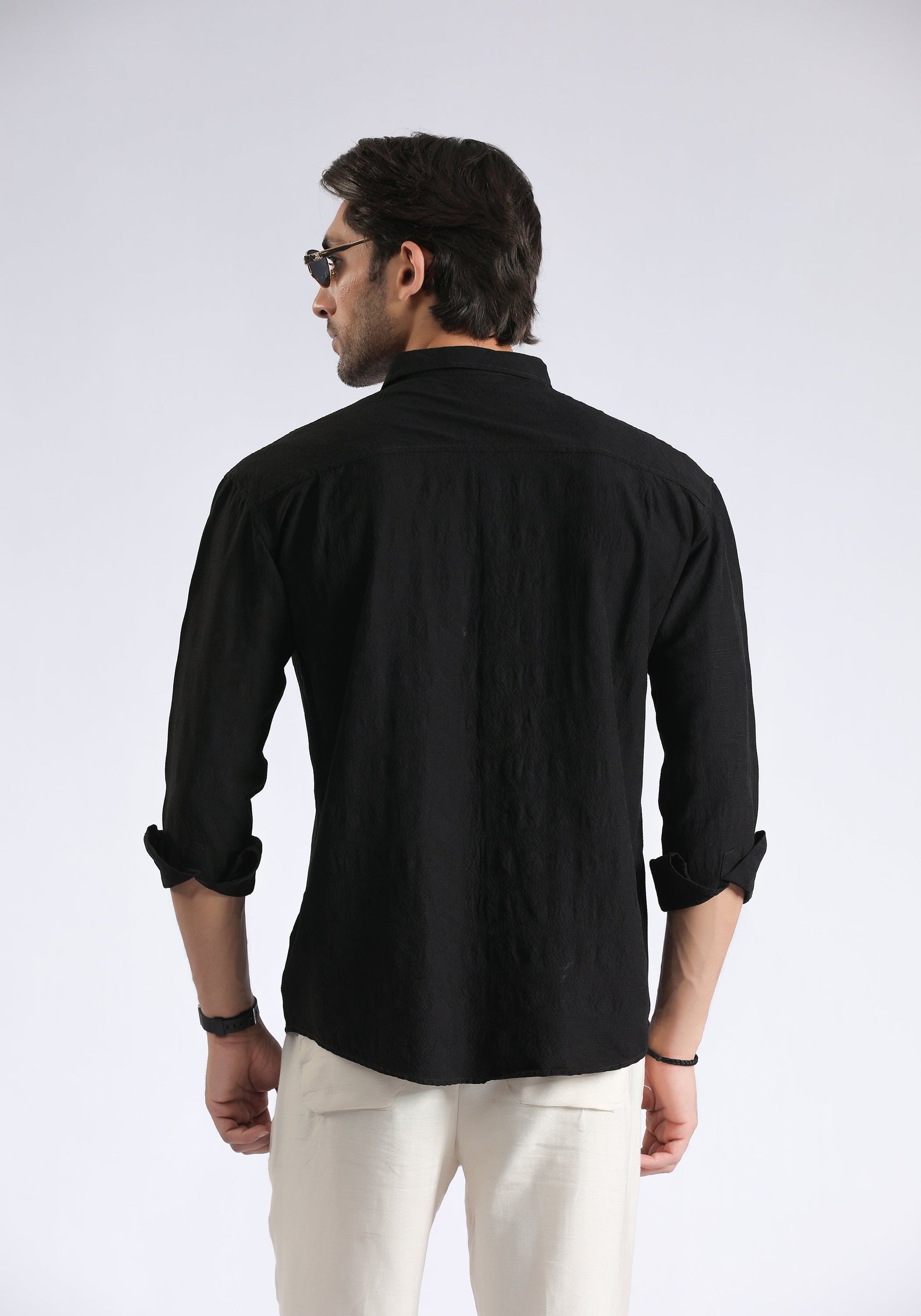 Black Double pocket Shirt