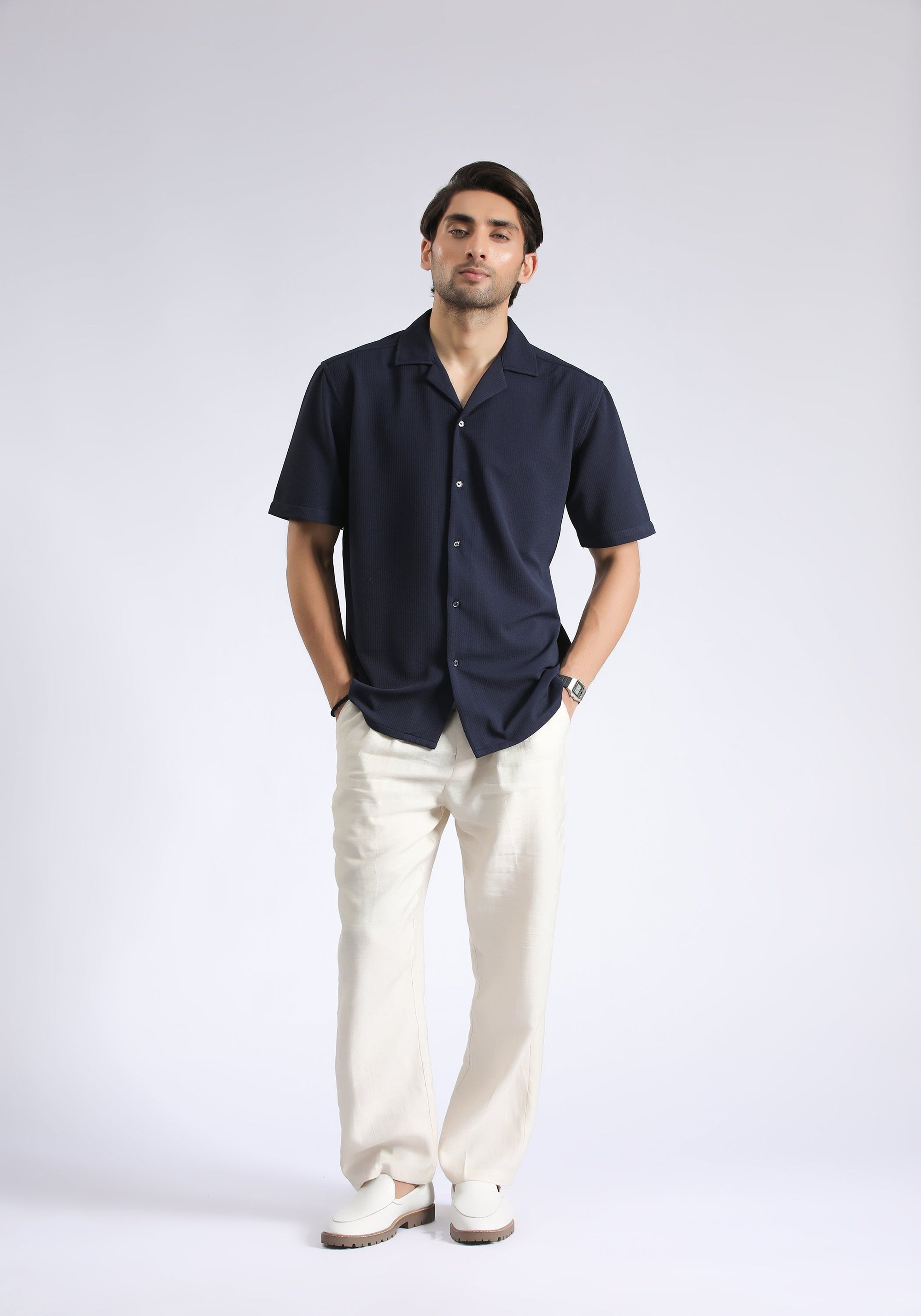 Navy Casual Shirt