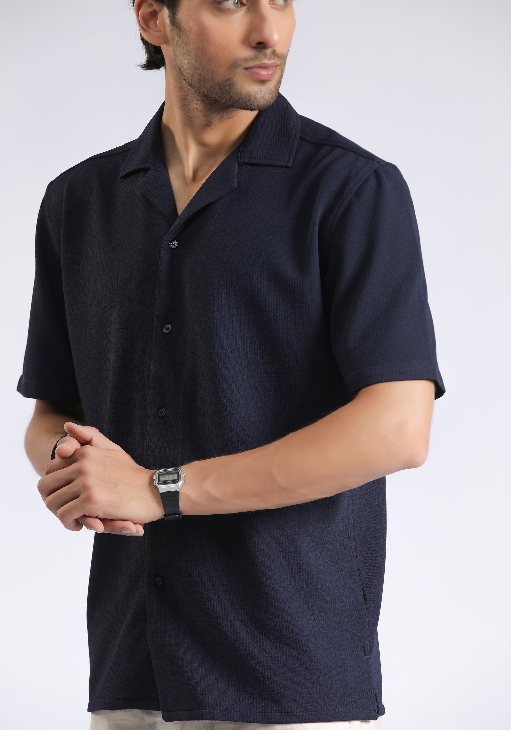 Navy Casual Shirt