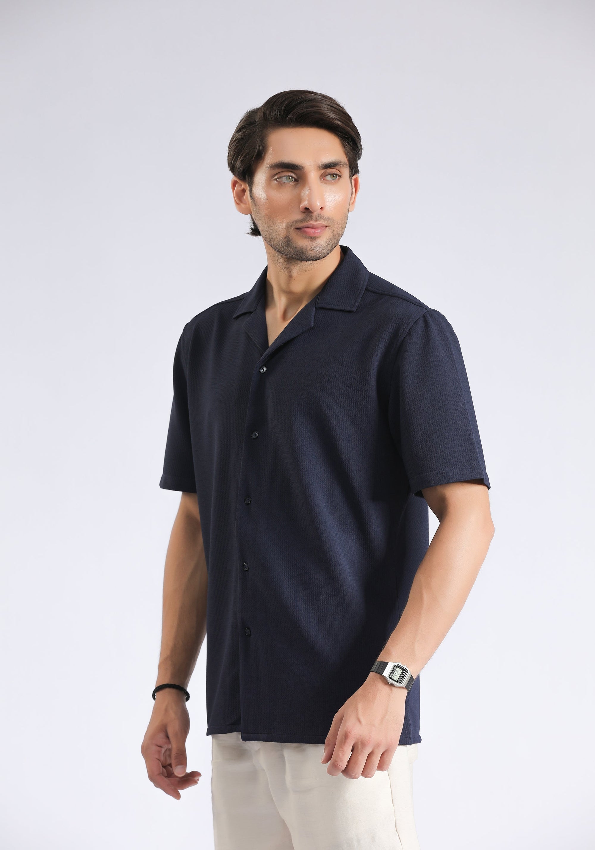 Navy Casual Shirt