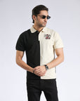 Black Cream Polo Shirt