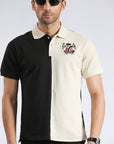 Black Cream Polo Shirt