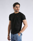 Black Plain T-Shirt