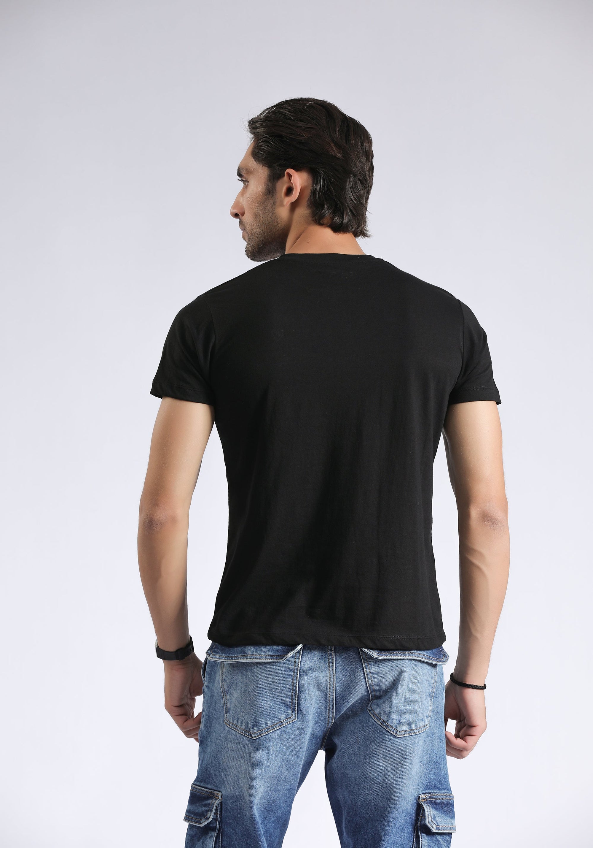 Black Plain T-Shirt