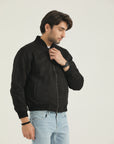 Black Premium Suede-Look Jacket