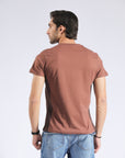 Brown Round Neck T-Shirt