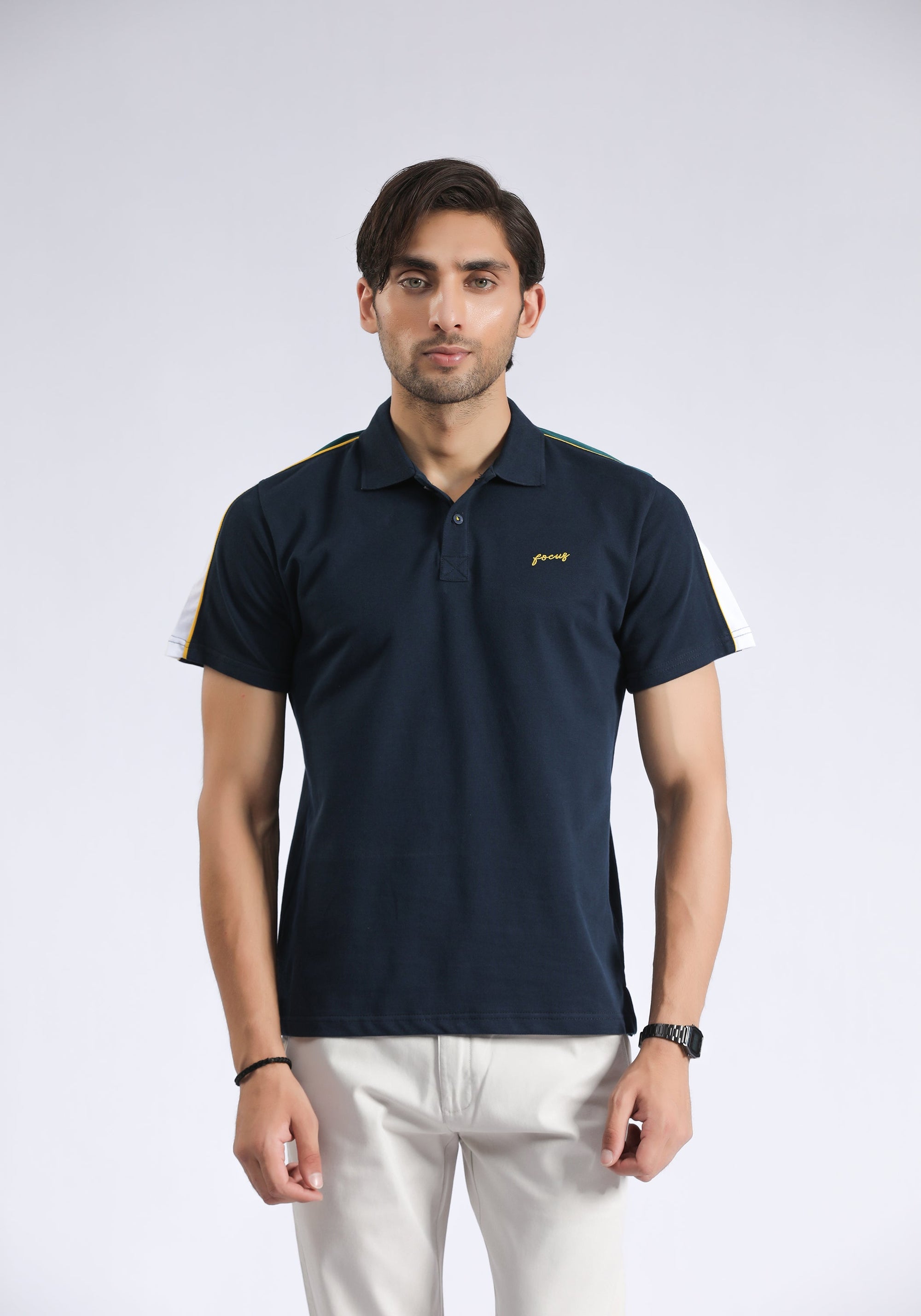 Navy Plain Polo Shirt