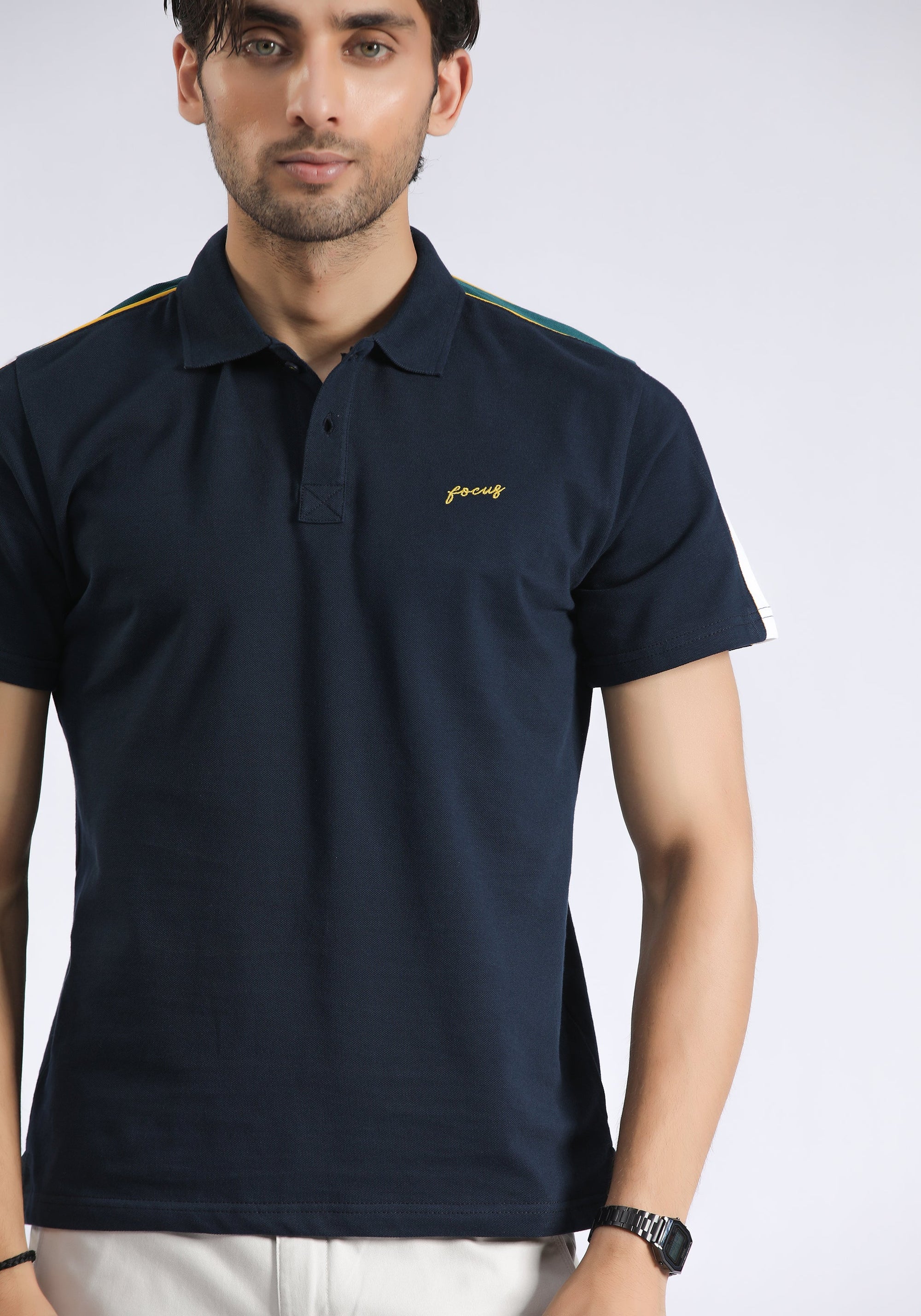 Navy Plain Polo Shirt