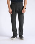 Charcoal Textured  Trouser