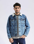 Sky Blue Wash Denim Jacket