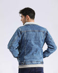Sky Blue Wash Denim Jacket