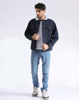 Navy Blue Denim Jacket